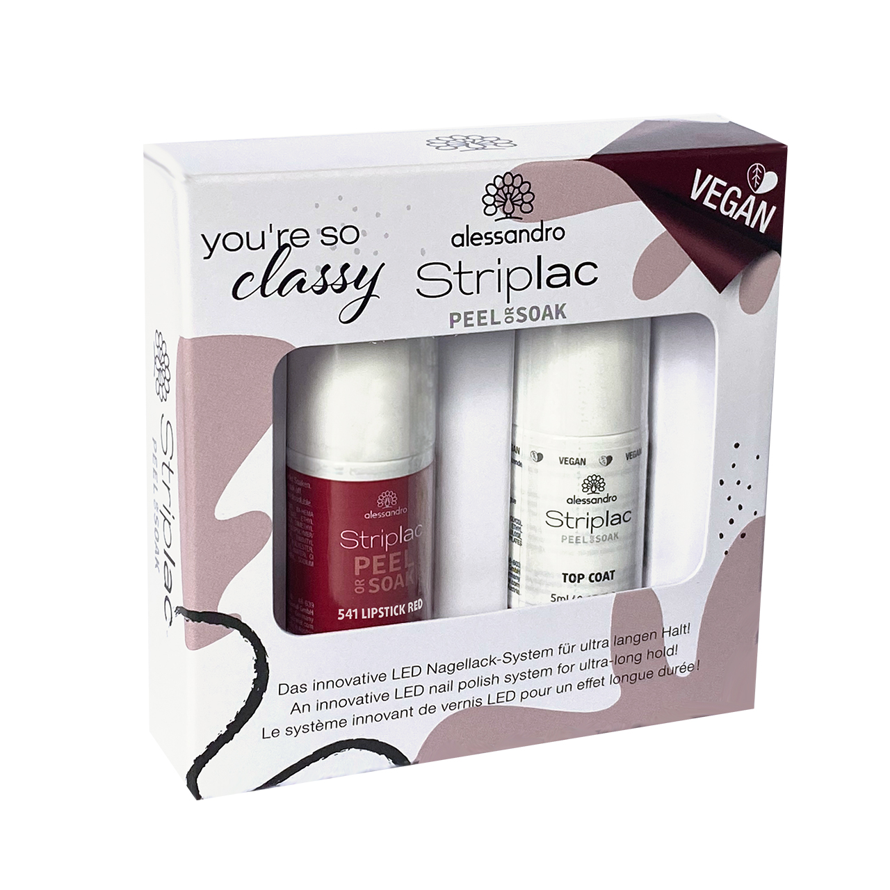 Set Striplac Peel or Soak Classy