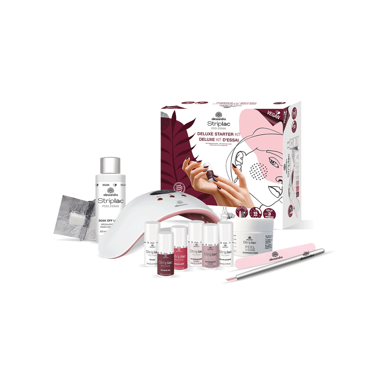 Kit découverte Striplac Peel or Soak Deluxe