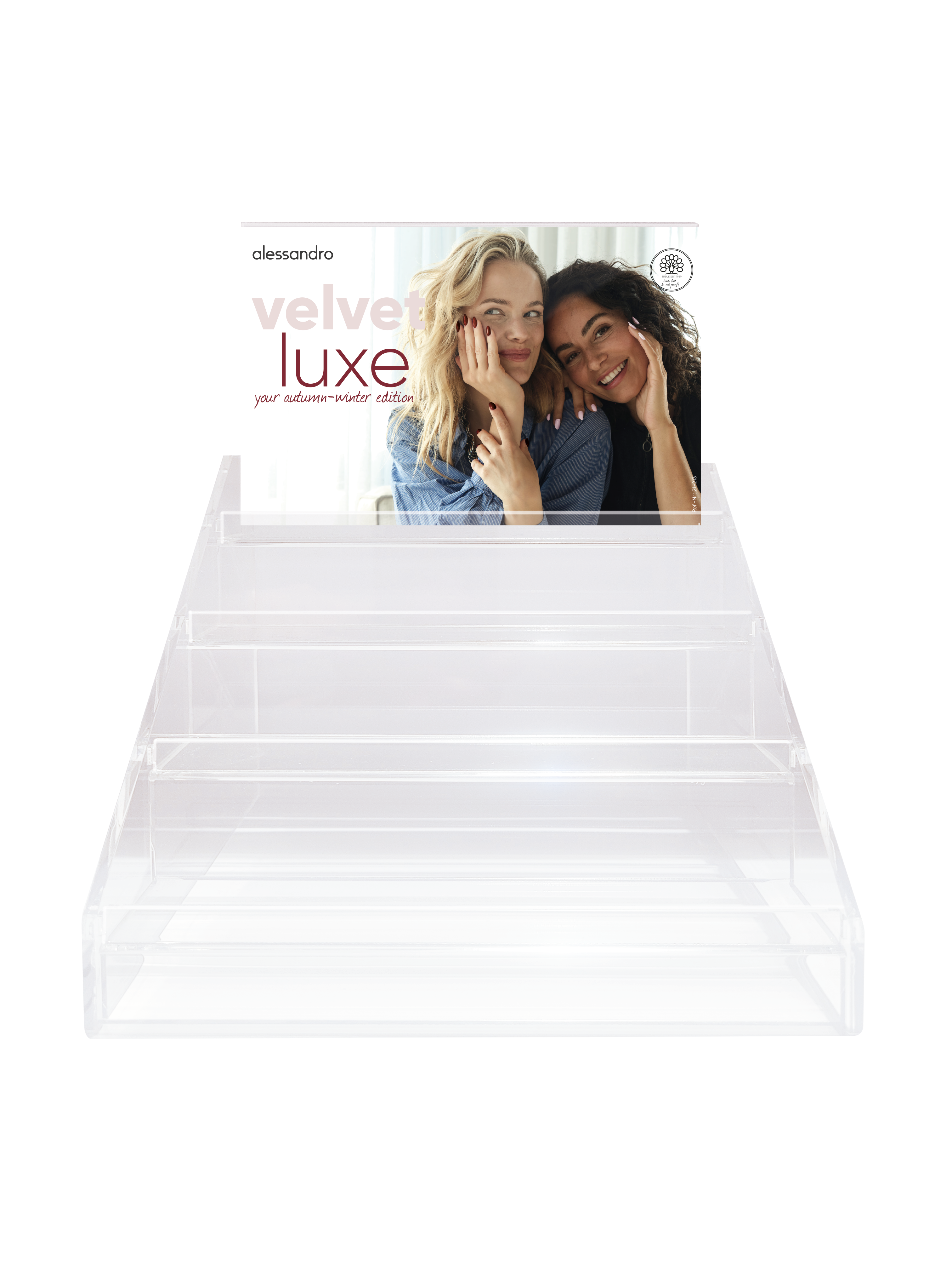 Warenpaket Striplac Lookfarben Velvet Luxe für das generische Display