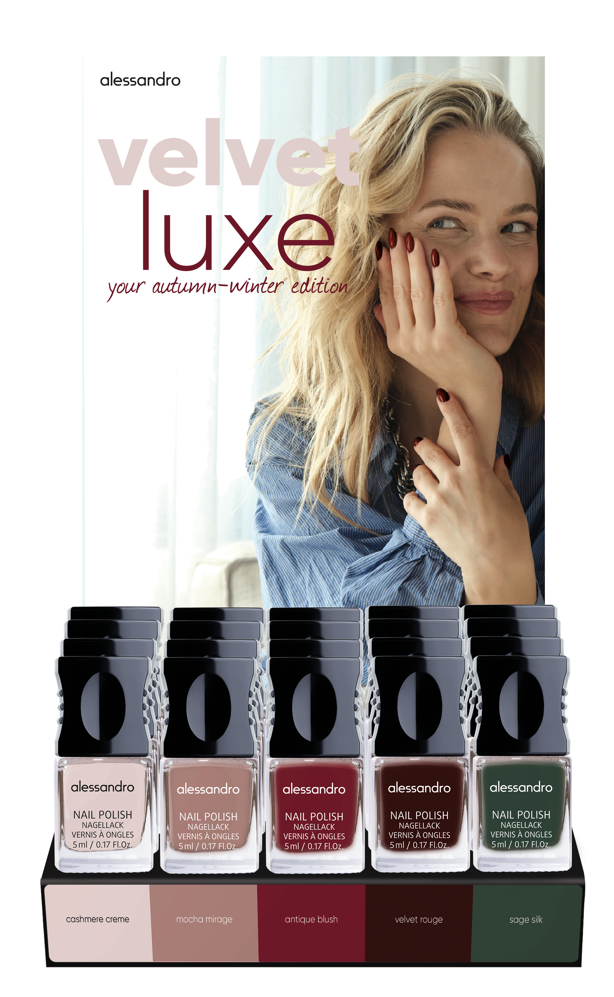 Nagellack Look Display Velvet Luxe
