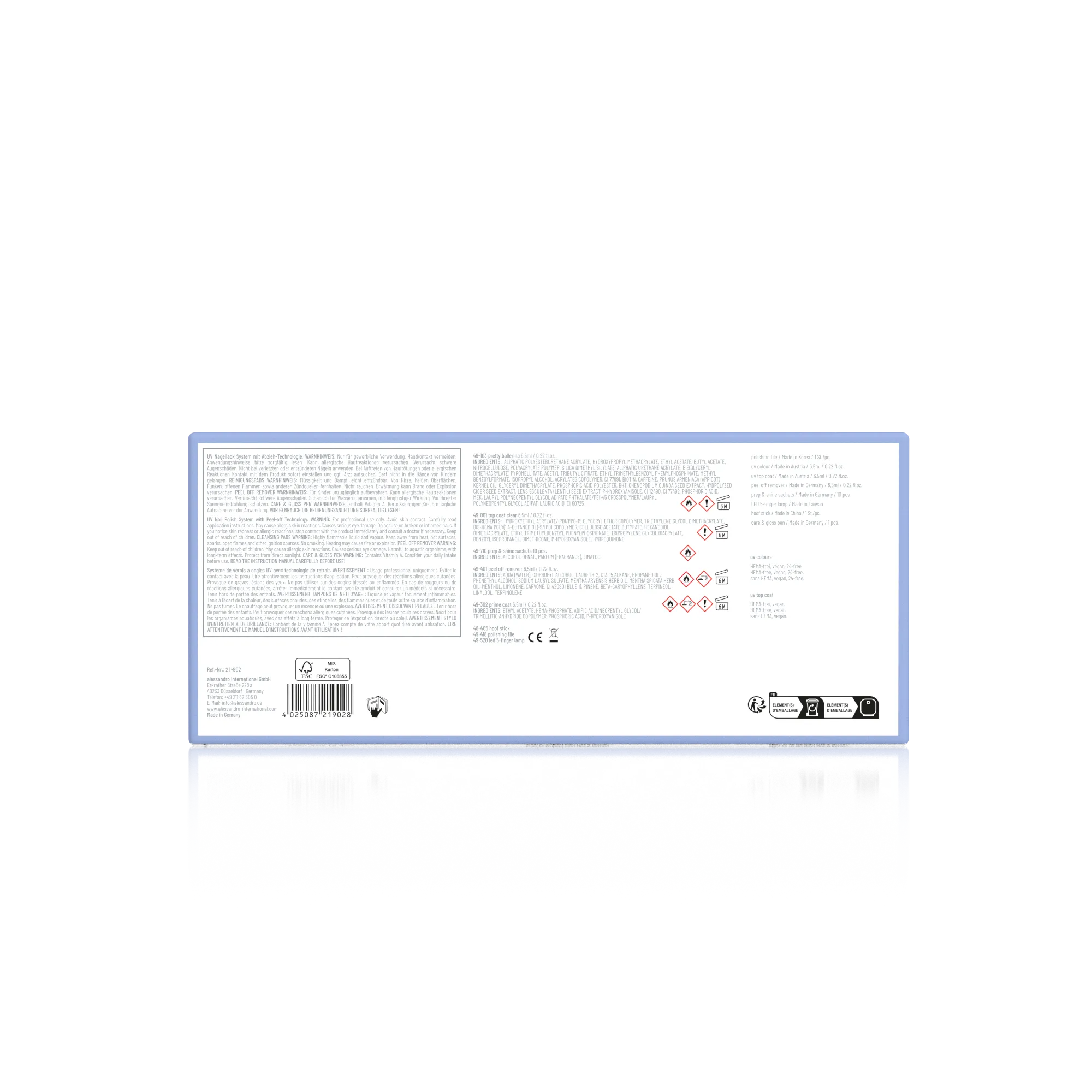 Striplac Uv Starter Set Normal & Soft Nails - 1 Colour