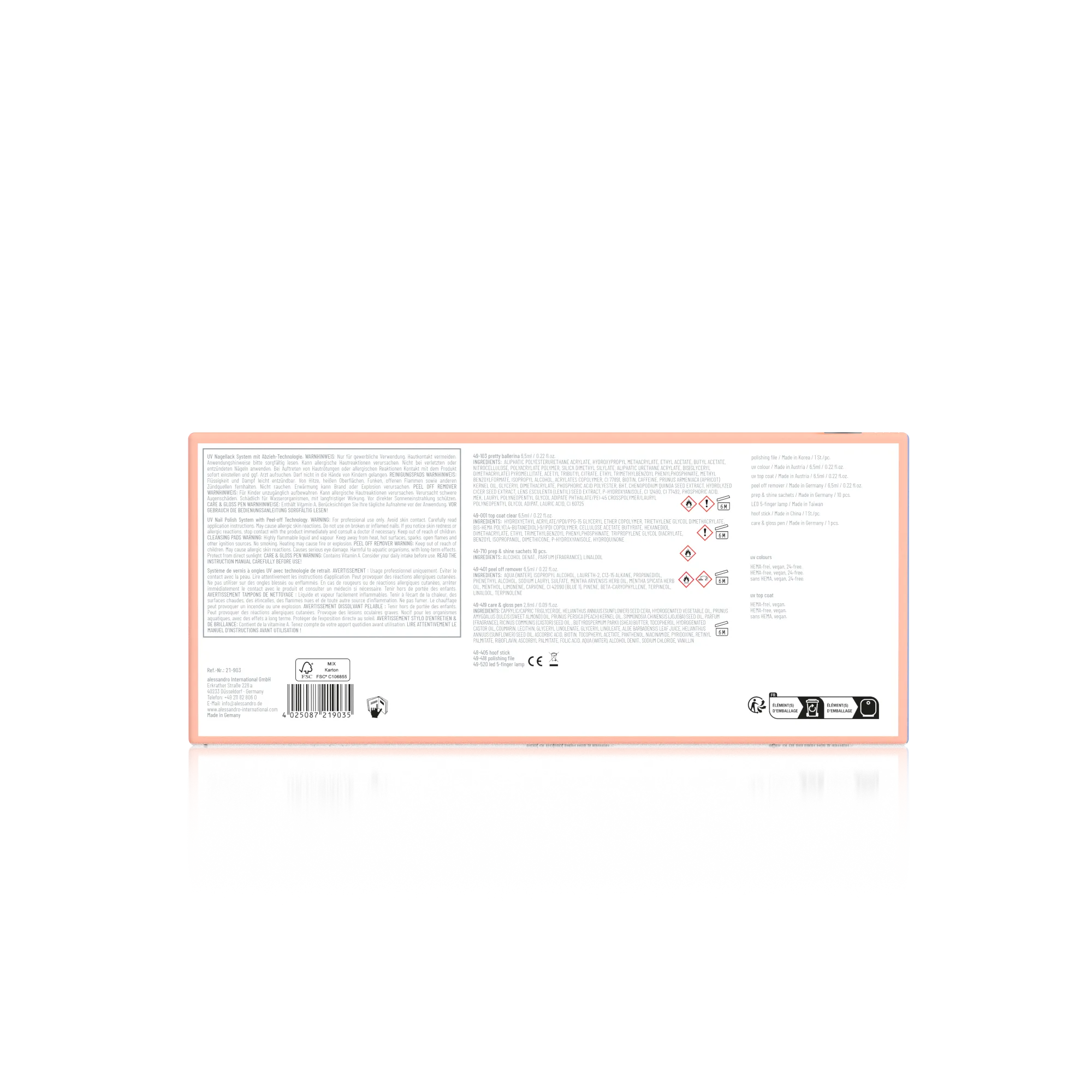 Striplac Uv Starter Set Dry Nails - 1 Colour